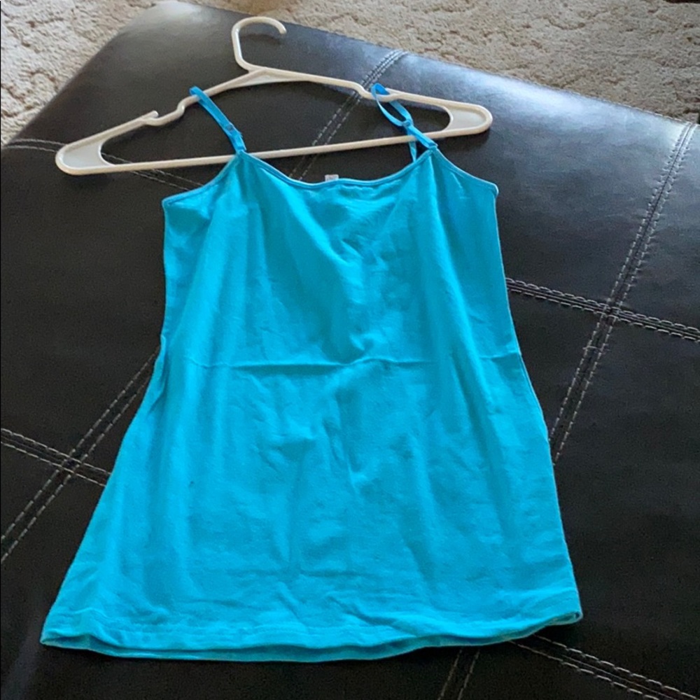 Blue tank top